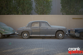 Illustration for article titled Hidden classic cars wait for surgery in Dubai